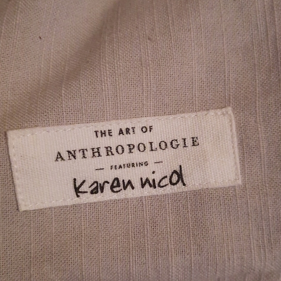 Karen Nicol Embroidered Wintertime Pillow - Picture 4 of 7